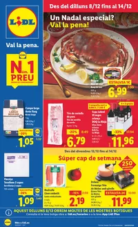 Catálogo Lidl en Mollet del Vallès | № 1 PRECIO - Ofertas válidas del 08/12 al 14/12 | 2025-12-08T00:00:00.000Z - 2025-12-14T00:00:00.000Z