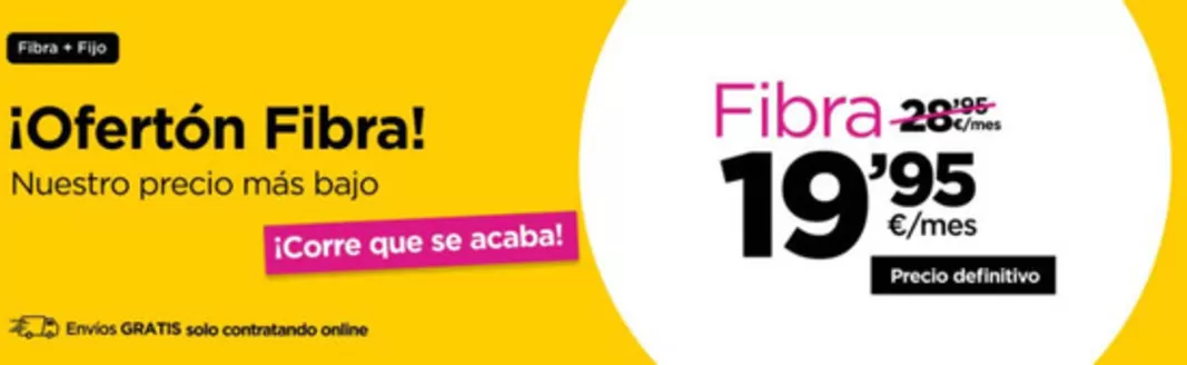Catálogo Jazztel en Pobla Llarga | ¡Ofertón Fibra! | 2025-12-03T00:00:00.000Z - 2025-12-16T00:00:00.000Z