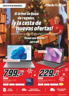 Catálogo MediaMarkt en Adeje | El árbol se llena de regalos, i Y la cesta de nuevas ofertas! | 2025-12-04T00:00:00.000Z - 2025-12-13T00:00:00.000Z