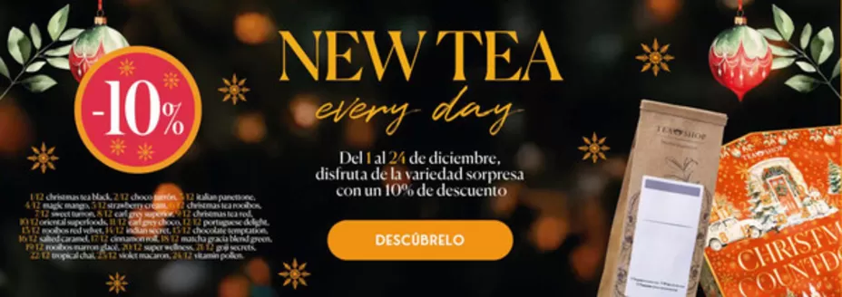 Catálogo Tea Shop en Madrid | Promoción  | 2025-12-04T00:00:00.000Z - 2025-12-24T00:00:00.000Z