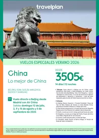 Catálogo Travelplan en Salamanca | Travelplan China | 2025-12-05T00:00:00.000Z - 2026-07-12T00:00:00.000Z