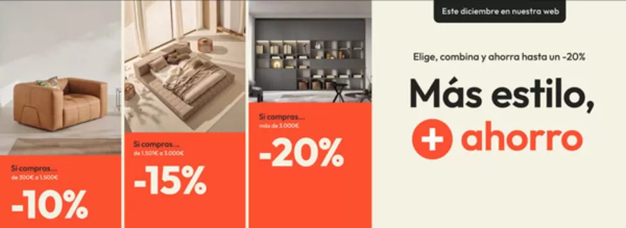 Catálogo Muebles La Fábrica en Miranda de Ebro | Elige, combina y ahorra hasta un -20% | 2025-12-05T00:00:00.000Z - 2025-12-20T00:00:00.000Z