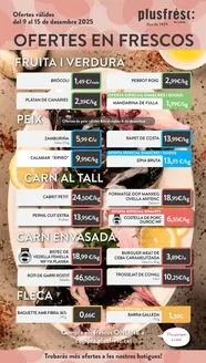 Catálogo Plusfresc en Pozoblanco | Ofertes De Productes Frescos | 2025-12-09T00:00:00.000Z - 2025-12-15T00:00:00.000Z