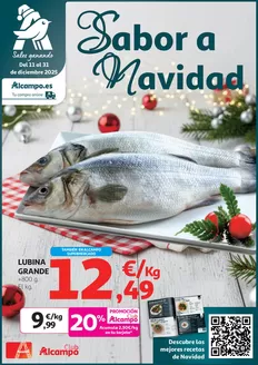 Catálogo Alcampo en Vilagarcía de Arousa | Sabor a Navidad | 2025-12-11T00:00:00.000Z - 2025-12-31T00:00:00.000Z