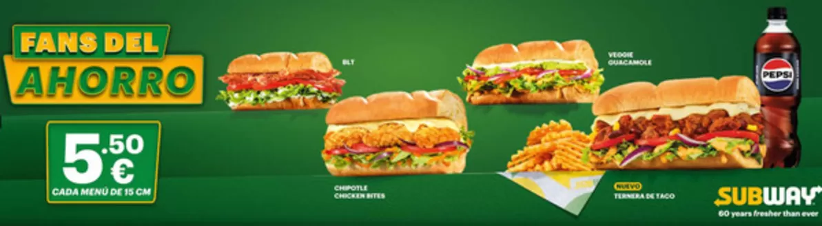 Catálogo Subway en Benidorm | Ofertas | 2025-12-11T00:00:00.000Z - 2025-12-22T00:00:00.000Z