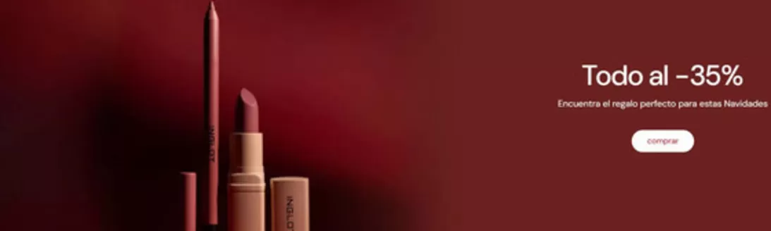 Catálogo Inglot Cosméticos en Zaragoza | -35% | 2025-12-12T00:00:00.000Z - 2025-12-18T00:00:00.000Z