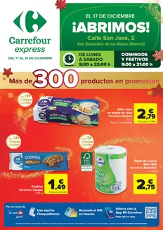 Catálogo Carrefour Express en San Sebastián de los Reyes | Abrimos! | 2025-12-17T00:00:00.000Z - 2025-12-31T00:00:00.000Z