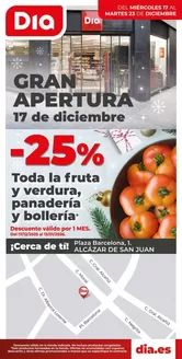 Catálogo Dia en Villafranca de los Caballeros | Gran apertura Dia del 17/12 al 23/12 | 2025-12-17T00:00:00.000Z - 2025-12-23T00:00:00.000Z