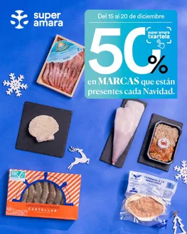 Catálogo SUPER AMARA en Villanueva de la Serena | ¡50% de ahorro en marcas que están presentes cada Navidad! | 2025-12-15T00:00:00.000Z - 2025-12-20T00:00:00.000Z