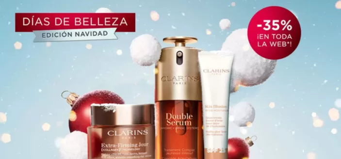 Catálogo Clarins en Sant Cugat del Vallès | -35% en toda la web | 2025-12-15T00:00:00.000Z - 2025-12-21T00:00:00.000Z