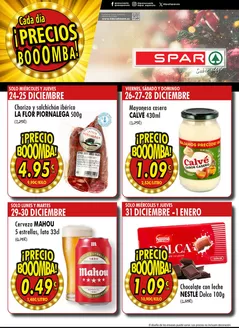 Catálogo SPAR en Santa Coloma de Cervelló | SPAR Bombazos | 2025-12-24T00:00:00.000Z - 2026-01-01T00:00:00.000Z