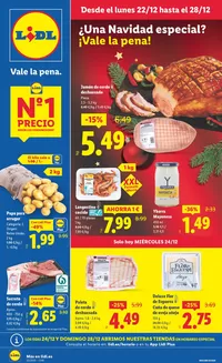 Catálogo Lidl en Gáldar | № 1 PRECIO - Ofertas válidas del 22/12 al 28/12 | 2025-12-22T00:00:00.000Z - 2025-12-28T00:00:00.000Z
