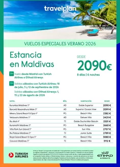 Catálogo Travelplan en Mijas | Travelplan Maldivas | 2025-12-17T00:00:00.000Z - 2026-07-18T00:00:00.000Z