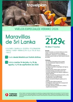 Catálogo Travelplan en Mijas | Travelplan Sri Lanka | 2025-12-17T00:00:00.000Z - 2026-07-14T00:00:00.000Z
