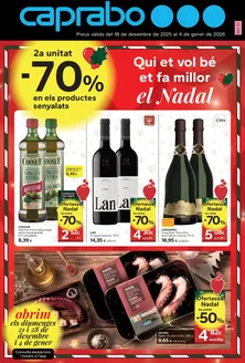 Catálogo Caprabo en Vallirana | 2a unitat -70% | 2025-12-18T00:00:00.000Z - 2026-01-04T00:00:00.000Z