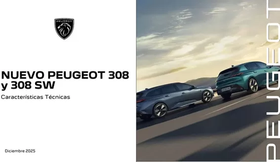 Catálogo Peugeot en Markina-Xemein | Peugeot 308 y 308 SW | 2025-12-18T00:00:00.000Z - 2025-12-31T00:00:00.000Z