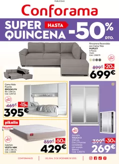 Catálogo Conforama en Santiago de Compostela | Hasta -50% Dto | 2025-12-19T00:00:00.000Z - 2025-12-31T00:00:00.000Z