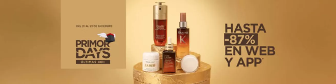 Catálogo Primor | Hasta -87% En Web Y App | 2025-12-22T00:00:00.000Z - 2025-12-23T00:00:00.000Z