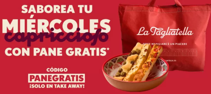 Catálogo La Tagliatella en Lugones | Pane Gratis cada miércoles | 2025-12-22T00:00:00.000Z - 2025-12-31T00:00:00.000Z