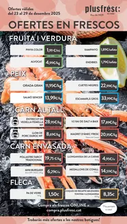 Catálogo Plusfresc en Picassent | Ofertes En Frescos | 2025-12-23T00:00:00.000Z - 2025-12-29T00:00:00.000Z