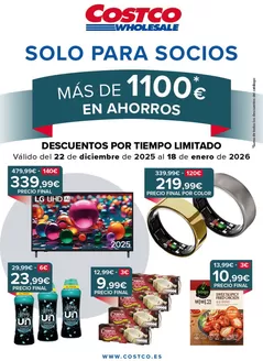 Catálogo Costco en Valladolid | Válido Del 22 De Diciembre De 2025 Al 18 De Enero De 2026 | 2025-12-23T00:00:00.000Z - 2026-01-18T00:00:00.000Z