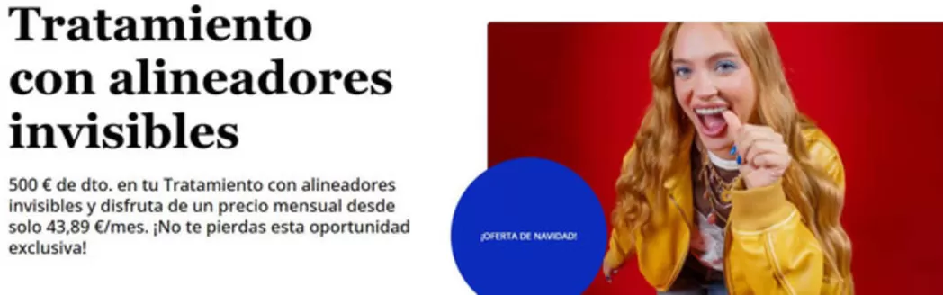 Catálogo DR SMILE en Mengíbar | Tratamiento Con Alineadores Invisibles | 2025-12-24T00:00:00.000Z - 2026-01-05T00:00:00.000Z