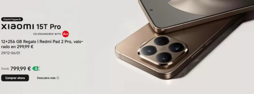 Catálogo Xiaomi en Alcorcón | Promociones | 2025-12-29T00:00:00.000Z - 2026-01-06T00:00:00.000Z