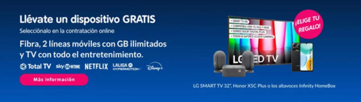 Catálogo Telecable en Fontanales | Llévate Un Dispositivo Gratis | 2025-12-30T00:00:00.000Z - 2026-01-12T00:00:00.000Z