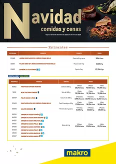 Catálogo Makro en Priego de Córdoba | Menú Navidad Canarias | 2025-12-31T00:00:00.000Z - 2026-01-06T00:00:00.000Z