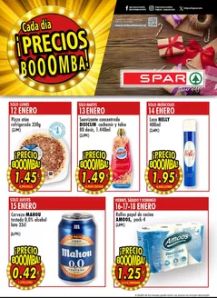 Catálogo SPAR en Priego de Córdoba | Cada Día Precios Booomba  | 2026-01-12T00:00:00.000Z - 2026-01-18T00:00:00.000Z