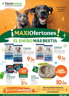 Catálogo Tiendanimal en Valencia | ¡MaxiOfertones! | 2026-01-08T00:00:00.000Z - 2026-01-28T00:00:00.000Z