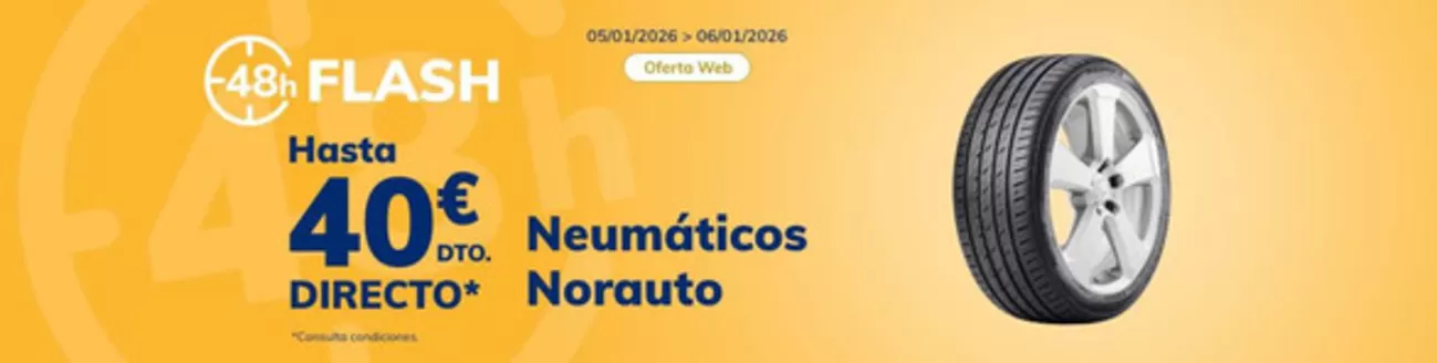 Catálogo Norauto en Santa Fe | Hasta 40€ Dto. Directo | 2026-01-05T00:00:00.000Z - 2026-01-06T00:00:00.000Z