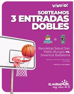 Catálogo El Mirador de Burgos en Barcelona | Sorteo | 2026-01-05T00:00:00.000Z - 2026-01-09T00:00:00.000Z