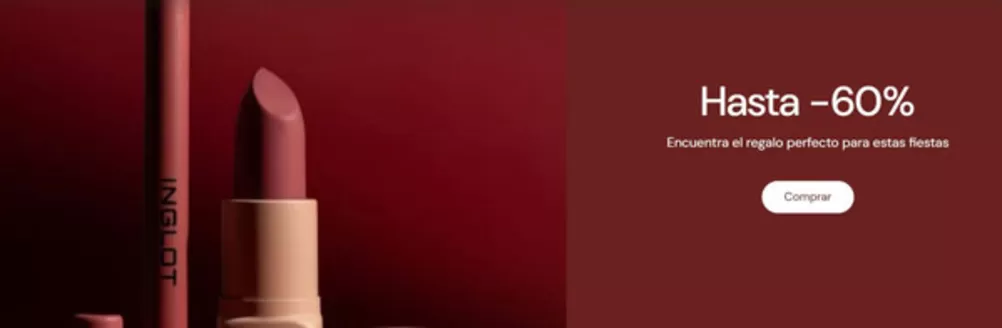 Catálogo Inglot Cosméticos en Orihuela | Hasta -60% | 2026-01-05T00:00:00.000Z - 2026-01-18T00:00:00.000Z