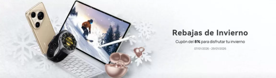 Catálogo Huawei en Altea | Rebajas De Invierno | 2026-01-07T00:00:00.000Z - 2026-01-29T00:00:00.000Z