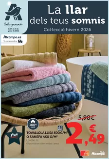Catálogo Alcampo | La Llar Dels Teus Somnis | 2026-01-09T00:00:00.000Z - 2026-01-25T00:00:00.000Z