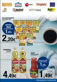 Catálogo Supermercats Jespac en Monforte de Lemos | Preus Válids Fins Al 17 De Gener De 2026 | 2026-01-09T00:00:00.000Z - 2026-01-17T00:00:00.000Z