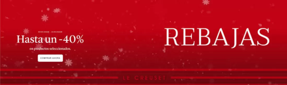 Catálogo Le Creuset en Torrequebrada | Hasta un -40% | 2026-01-09T00:00:00.000Z - 2026-01-31T00:00:00.000Z