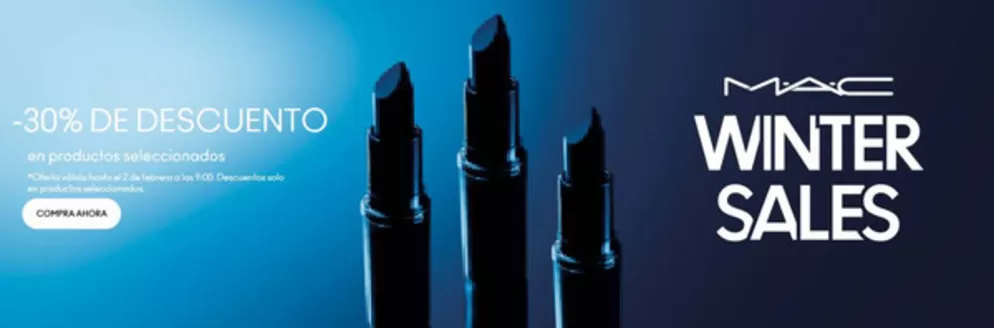 Catálogo Mac Cosmetics en Córdoba | -30% de descuento | 2026-01-09T00:00:00.000Z - 2026-02-02T00:00:00.000Z