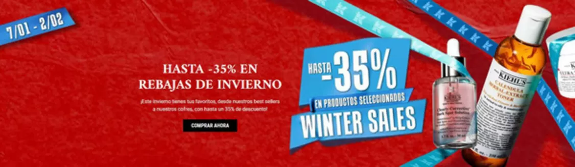 Catálogo Kiehls en Córdoba | Hasta-35% En Rebajas De Invierno | 2026-01-09T00:00:00.000Z - 2026-02-02T00:00:00.000Z