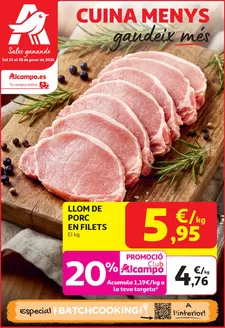 Catálogo Alcampo en Las Rozas | Cuina Menys Gaudeix Més | 2026-01-15T00:00:00.000Z - 2026-01-28T00:00:00.000Z