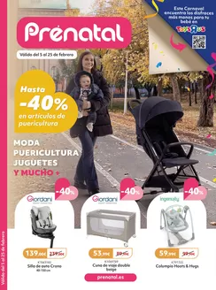 Catálogo Prénatal | Hasta -40% en artículos de puericultura | 2026-02-05T00:00:00.000Z - 2026-02-25T00:00:00.000Z