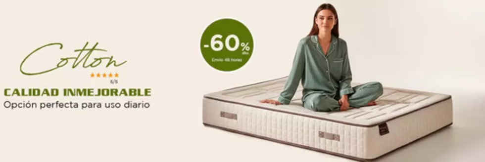 Catálogo Colchones Aznar en Valladolid | -60% dto | 2026-01-15T00:00:00.000Z - 2026-01-25T00:00:00.000Z