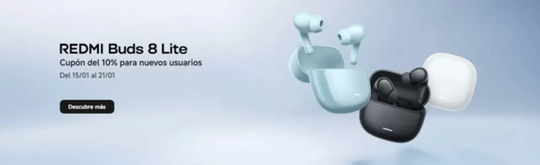 Catálogo Xiaomi en Palma de Mallorca | REDMI Buds 8 Lite | 2026-01-15T00:00:00.000Z - 2026-01-21T00:00:00.000Z
