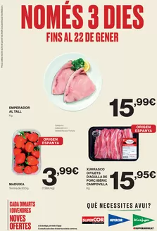 Catálogo El Corte Inglés en Esplugues de Llobregat | Només 3 Dies | 2026-01-20T00:00:00.000Z - 2026-01-22T00:00:00.000Z