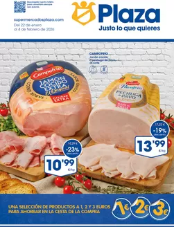 Catálogo Supermercados Plaza en Villanueva del Ariscal | Del 22 de enero al 4 de febrero de 2026 | 2026-01-22T00:00:00.000Z - 2026-02-04T00:00:00.000Z