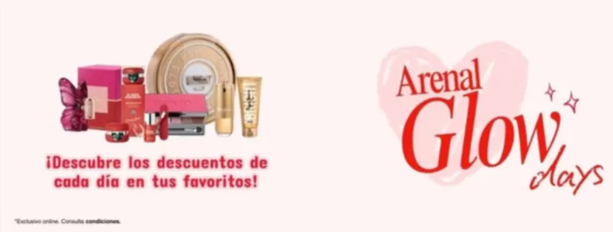 Catálogo Arenal Perfumerías en Guadalmar | ¡Descubre los descuentos de cada día en tus favoritos! | 2026-01-23T00:00:00.000Z - 2026-01-29T00:00:00.000Z