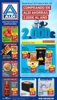 Catálogo ALDI en Cedillo del Condado | Comprando en Aldi ahorras 2000€ al año | 2026-01-28T00:00:00.000Z - 2026-02-01T00:00:00.000Z