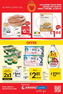 Catálogo Eroski en Castilblanco de los Arroyos | HE WHO LOVES YOU | 2026-01-29T00:00:00.000Z - 2026-02-11T00:00:00.000Z