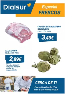 Catálogo Dialsur Cash & Carry en Avilés | Especial Frescos | 2026-01-27T00:00:00.000Z - 2026-02-02T00:00:00.000Z